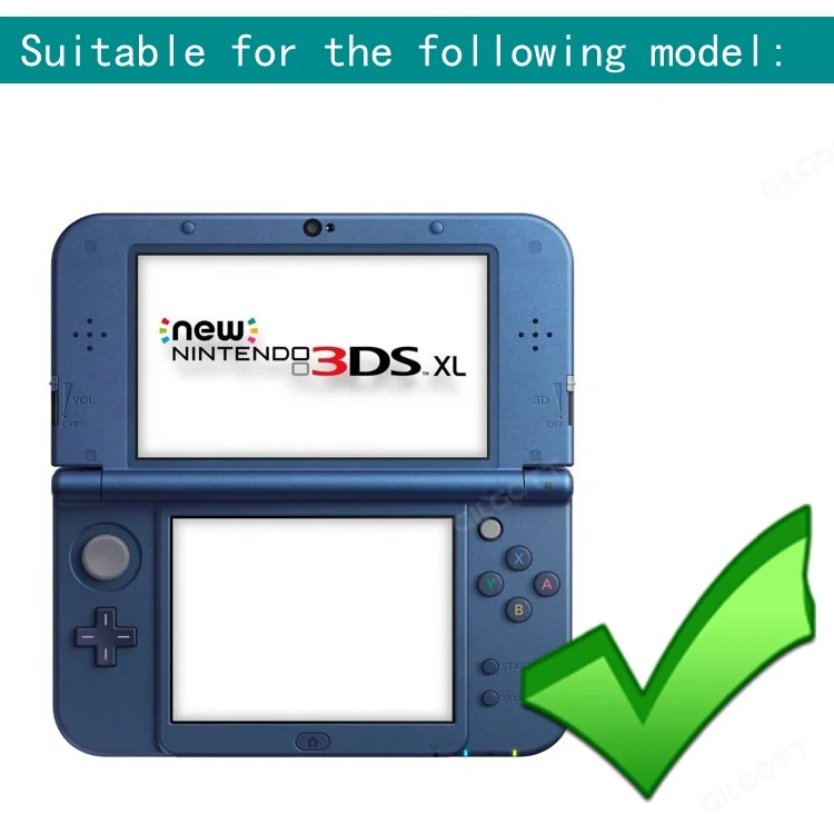Пластиковый черный стилус для сенсорного экрана Nintendo NEW3DSXL NEW3DSLL 3 шт.
