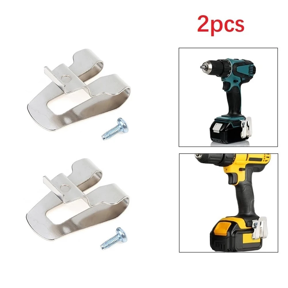 

2pcs Belt Clip Hook For Makita 18V LXT Cordless Drills Impact Driver Bit Holder Hooks Clip Electric Dril Power Tools Accessories