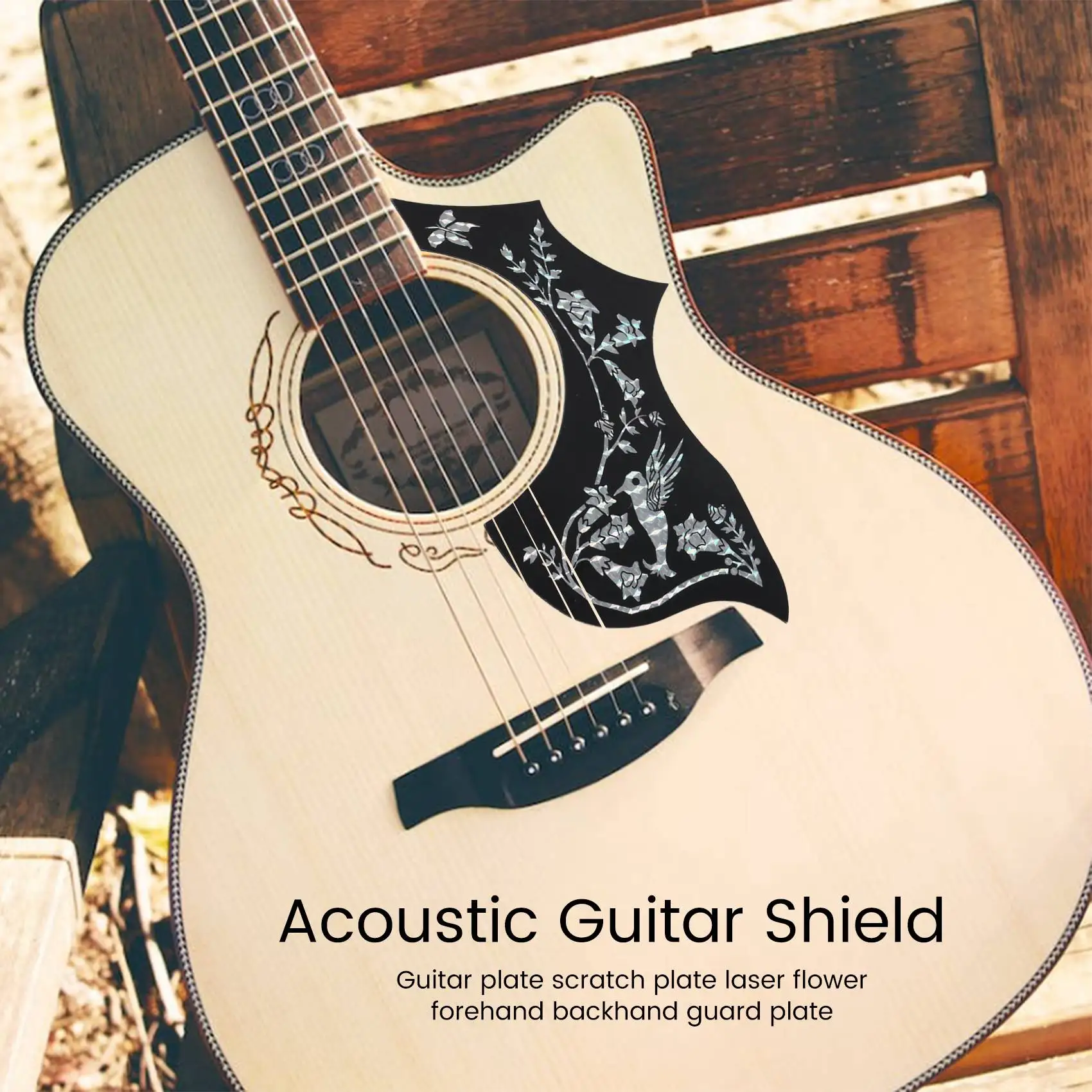 2 шт. накладка для гитары защитная пластина от царапин самоклеящаяся наклейка