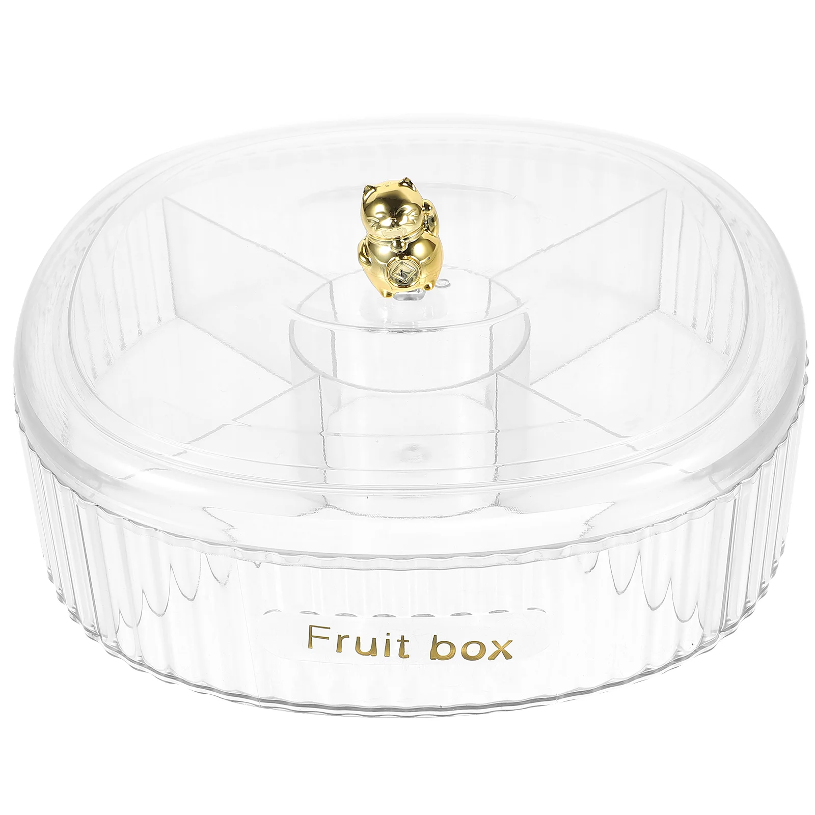 

Snack Case Decor Creative Fruit Plate Snack Box Nut Tray Divided Dried Fruit Box European Style Nut Candy Storage Box