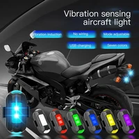 bicycle light 7 colors tail warning lights drone strobe laser indicator flashlight lamp for motorcycle refit bike accessories