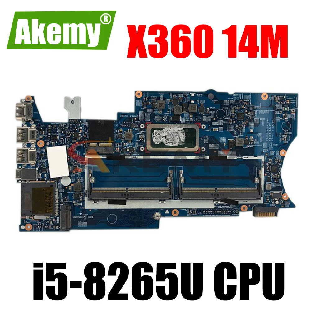 

Материнская плата для ноутбука HP X360 14M 14-BA253CL 14-BA с процессором i5-8265U 448.0C212.0011 18755-1