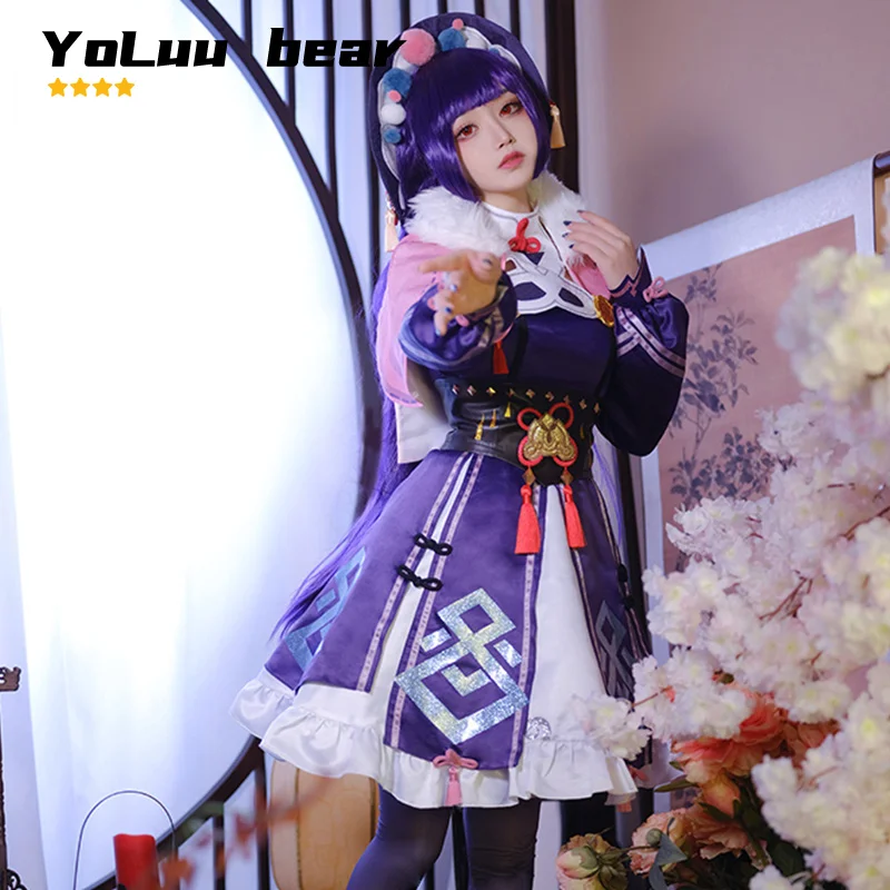 

YoLuu bear 4-star Женский костюм для косплея из игры «Genshin Impact Yunjin»