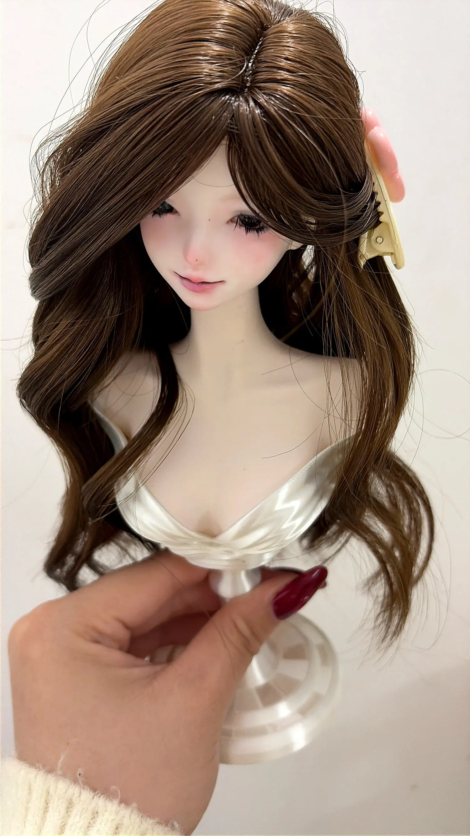Фото Аксессуары для кукол: шарнирные куклы 1/6, 1/4, 1/3 YOSD, MSD, BJD, парик для мальчика/девочки, длинный парик, игрушка №4