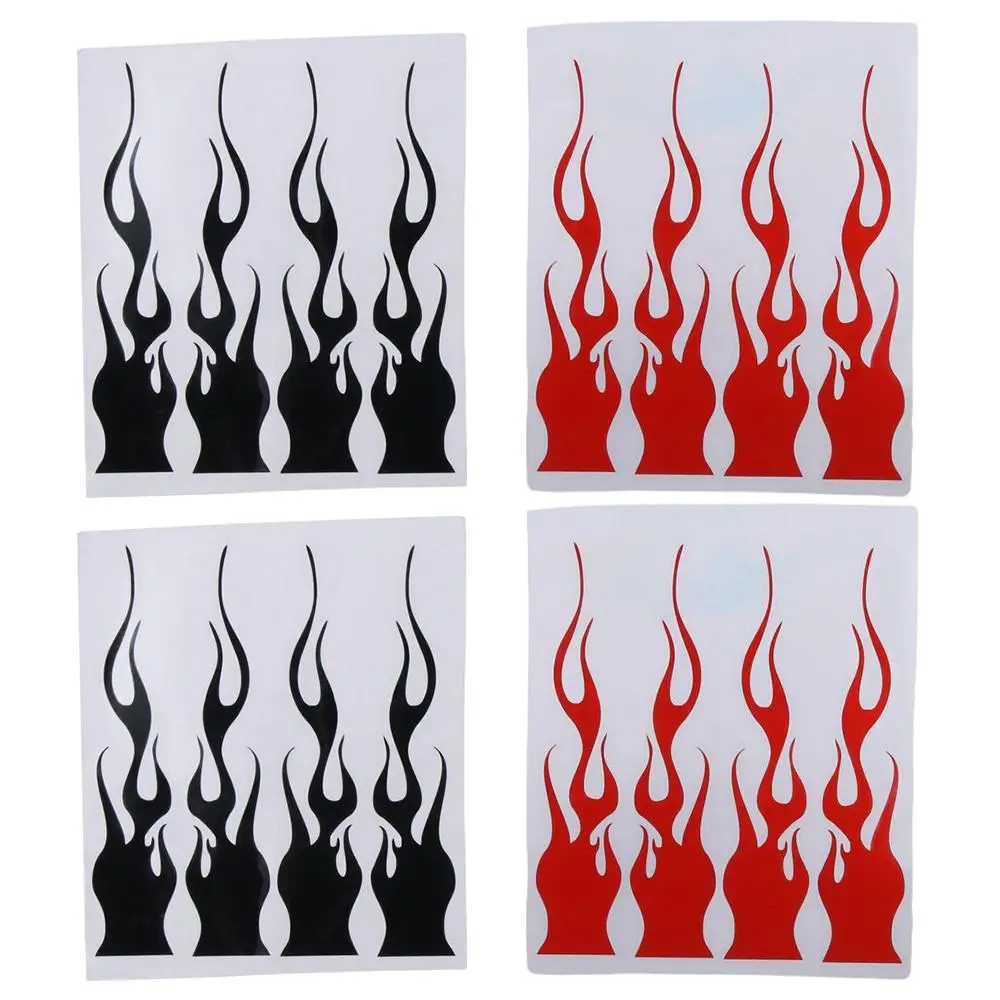 16 шт. автомобильные наклейки в форме пламени 5 9x1 1 дюйма