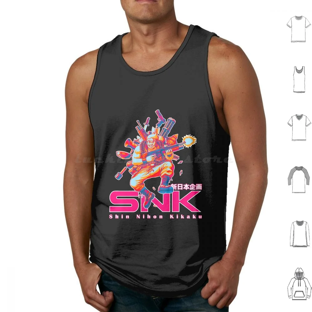 

Shin Nihon Kikaku Pink Tank Tops Vest Sleeveless Metal Slug Arcade Japan Snk Japanese Attack On Titan Anime Manga Neo Geo