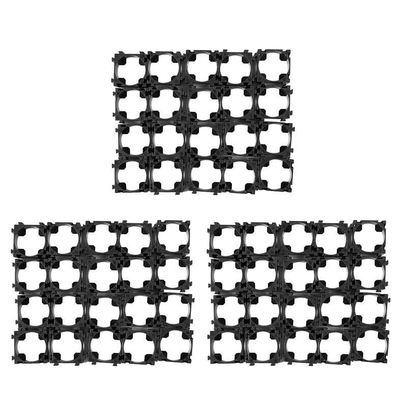 

60 Pcs 18650 Lithium Cell Battery Holder Bracket For DIY Battery Pack