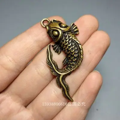 

Delicate Imitation Brass Fish Pendant