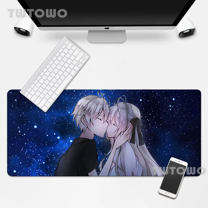 

Аниме Yosuga No Sora подарок для мальчика Новинка Лидер продаж пользовательский коврик для мыши из натурального каучука для геймеров нескользящи...