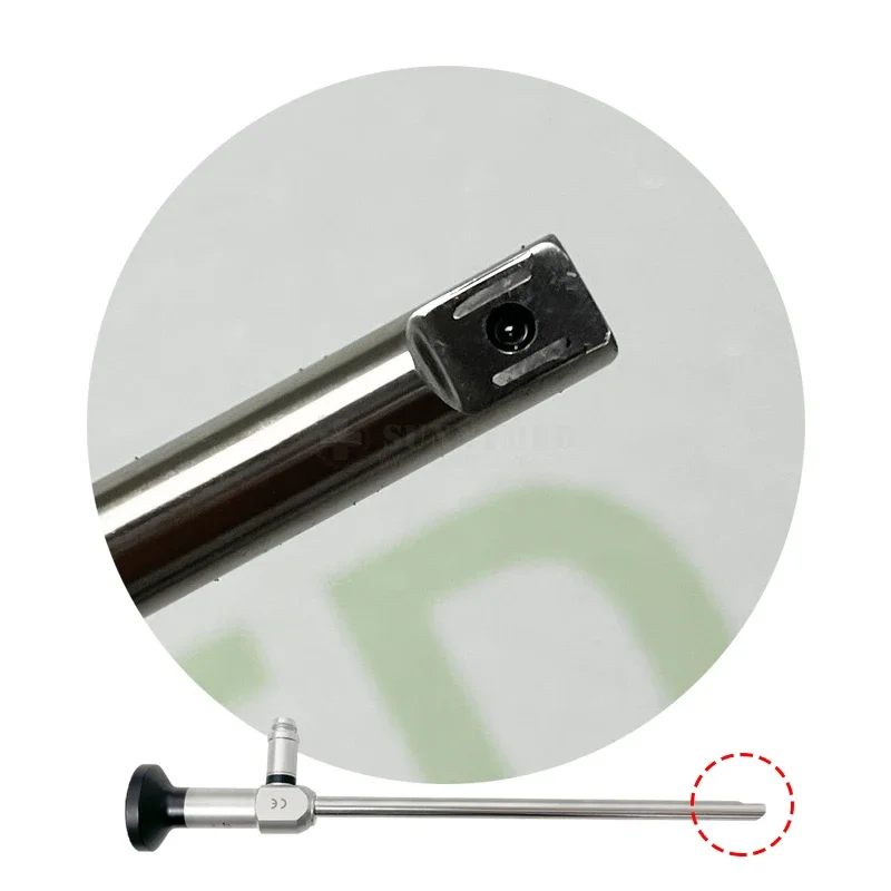 SY-P043LA 8 мм жесткий ларингоскоп для взрослых 90 градусов хирургический инструмент