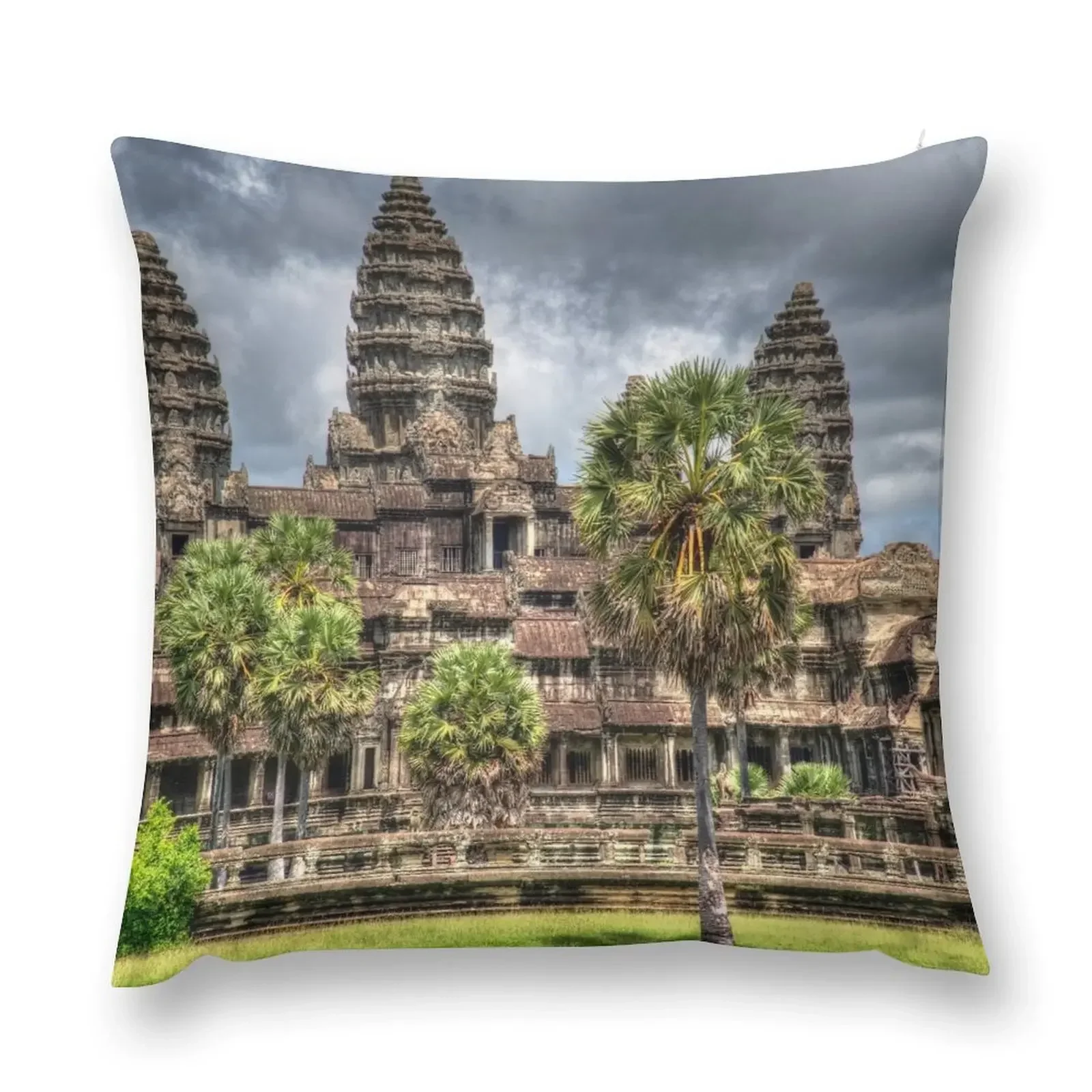 Angkor Wat Temple Cambodia Декоративная подушка Рождественские наволочки Подушки для дивана