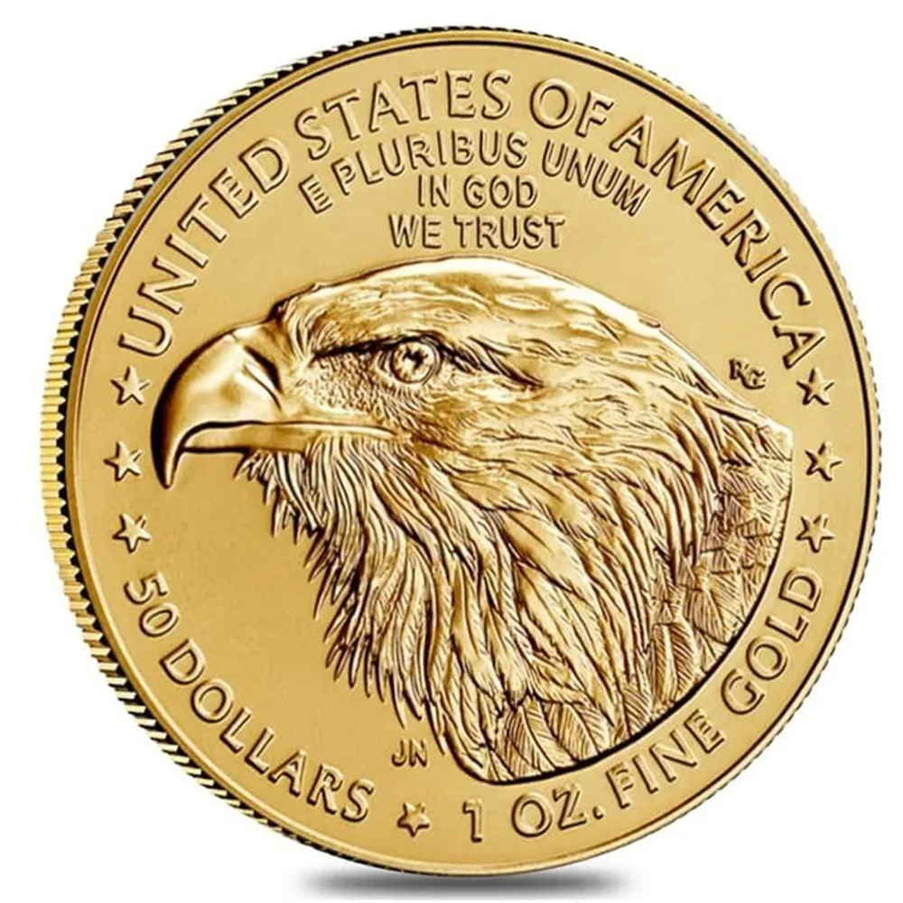

10PCS United States Statue of America Statue of Liberty Souvenir Gold Plated Coin Seal of The USA Bald Eagle Challenge Coin