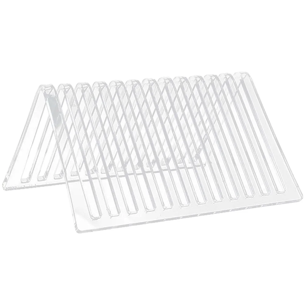

Vinyl Records Albums CD Storage Rack Acrylic Trays Display Office File Organizer