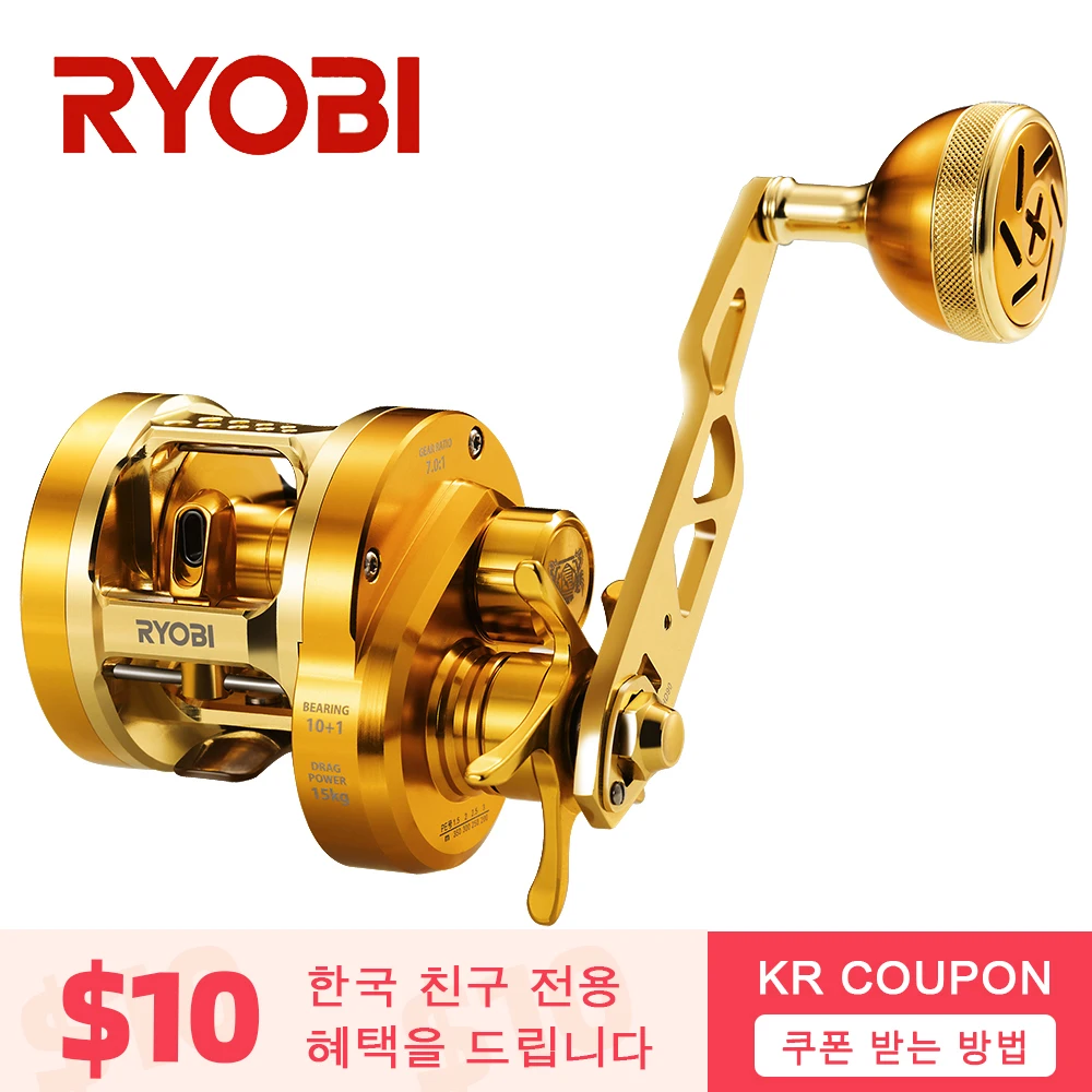 RYOBI VARIUS GR30 Fishing Reel Drum Wheel All Metal Body Max
