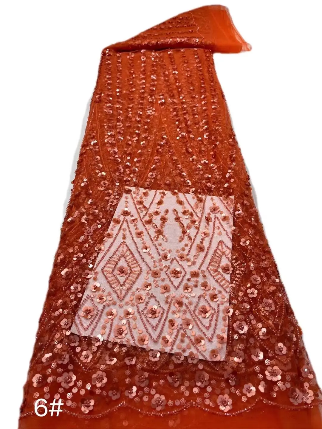 

Кружевная ткань с французскими блестками, искусственное кружево с бусинами высокого качества с последовательностью, тюль, сетка, белая кружевная ткань, нигерийская ткань