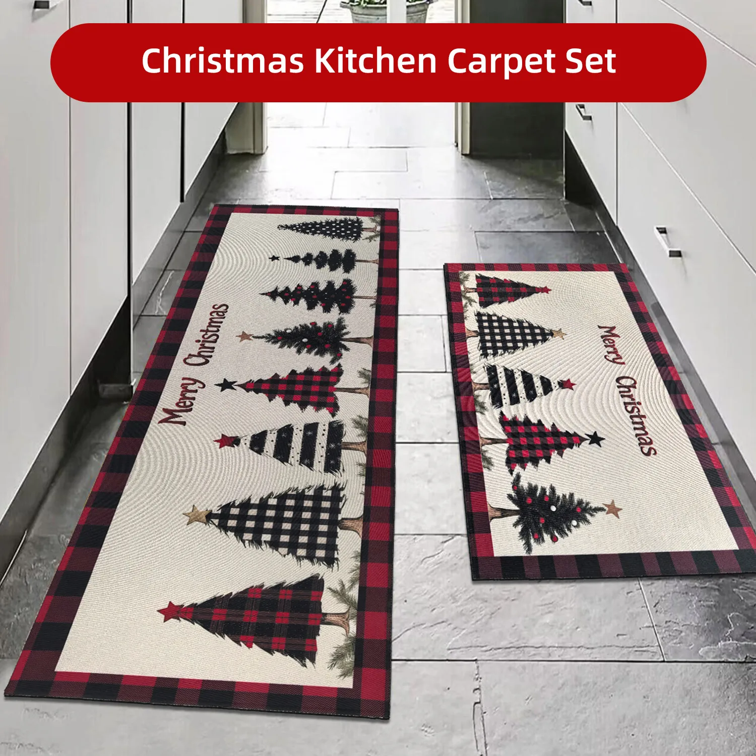 Набор Кухонных Ковриков С Рождеством