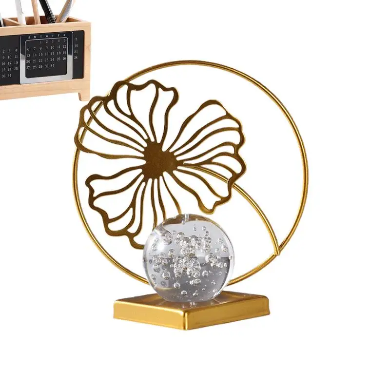 Хрустальный шар хрустальная сфера украшение с металлическим кронштейном для