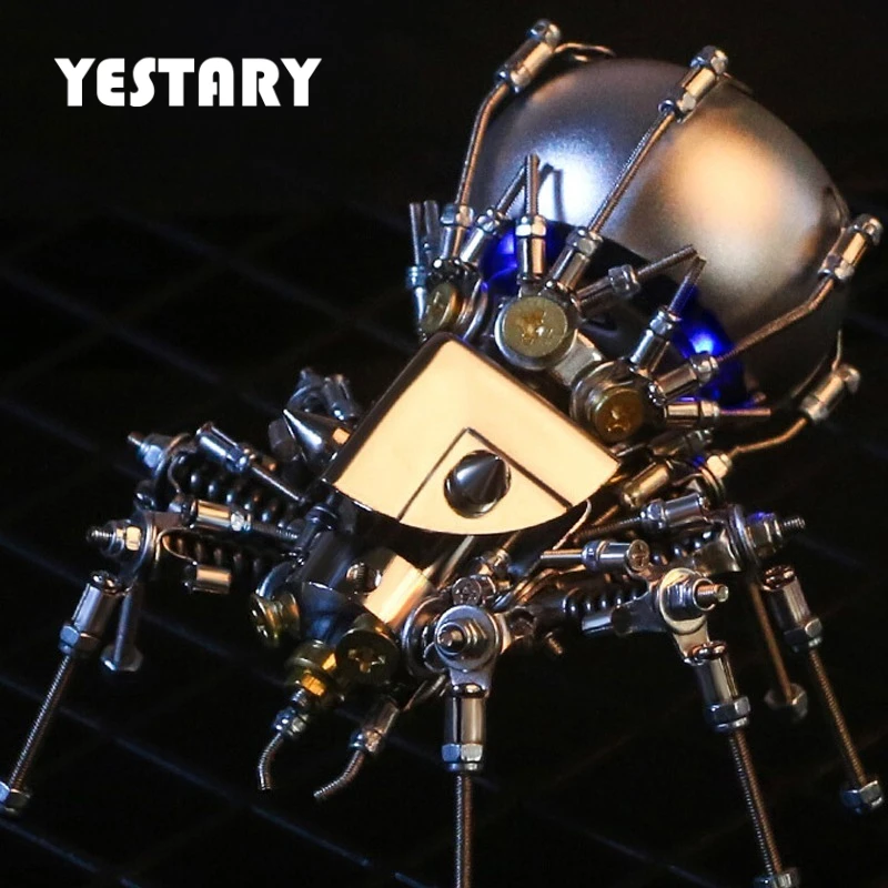 

Металлический 3D пазл YESTARY с Bluetooth, звуковой паук, собранные игрушки, металлические механические модели, пазл для мальчиков, подарки на день рождения