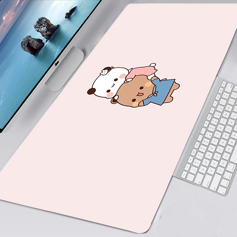 

Anime Mousepad Milk Mocha Bear Mouse Pad PC Carpet Kawaii Desk Mat Mause Office Keyboard Japan Rug Table Accessories Mausepad