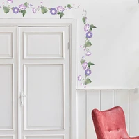 purple morning wallpaper glory modern wall decor living room porch window side door cabinet home wall decoration self adhesive