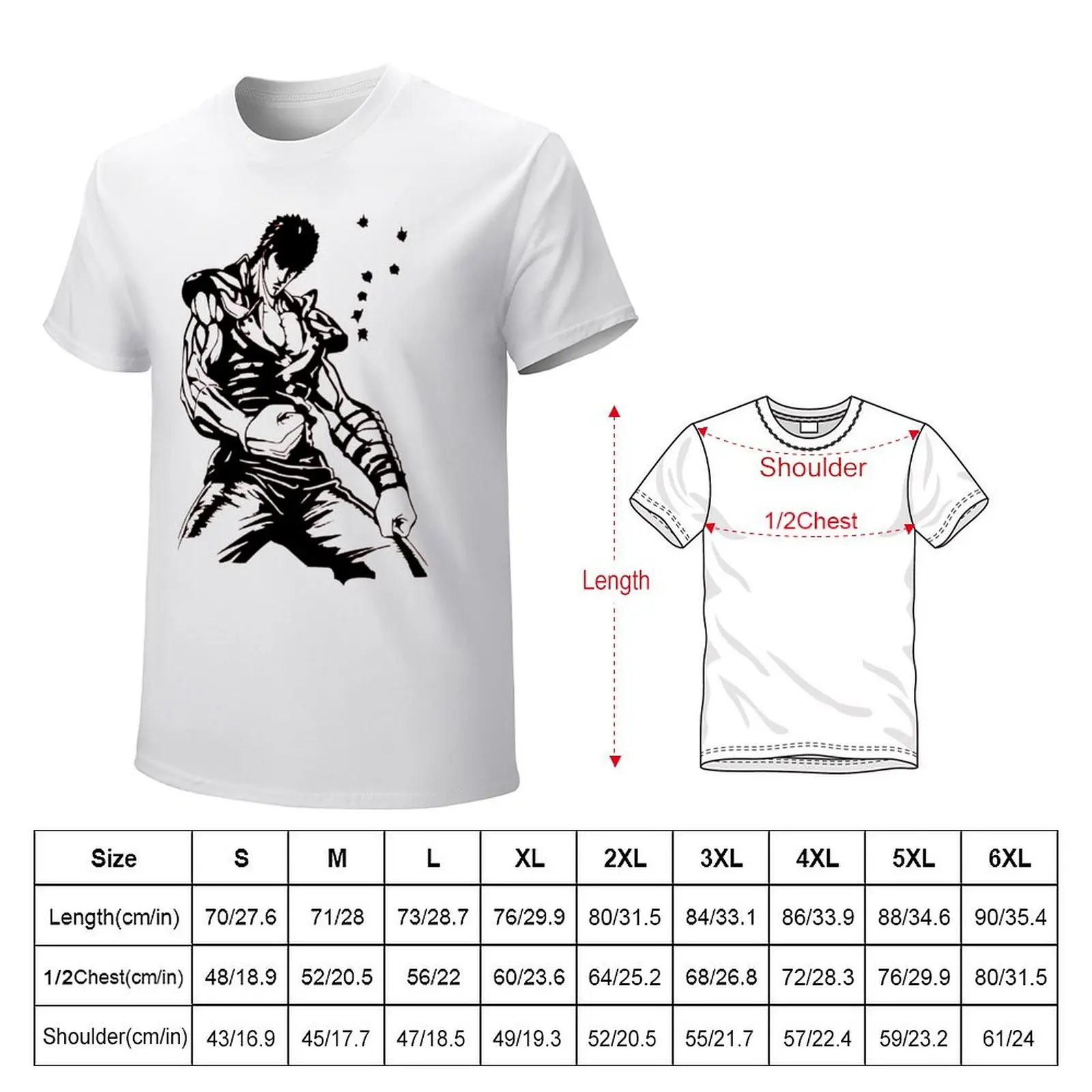 Футболка Fresh Kenshiro Hokuto No Ken Essential для продажи акция футболки уникальный юмор