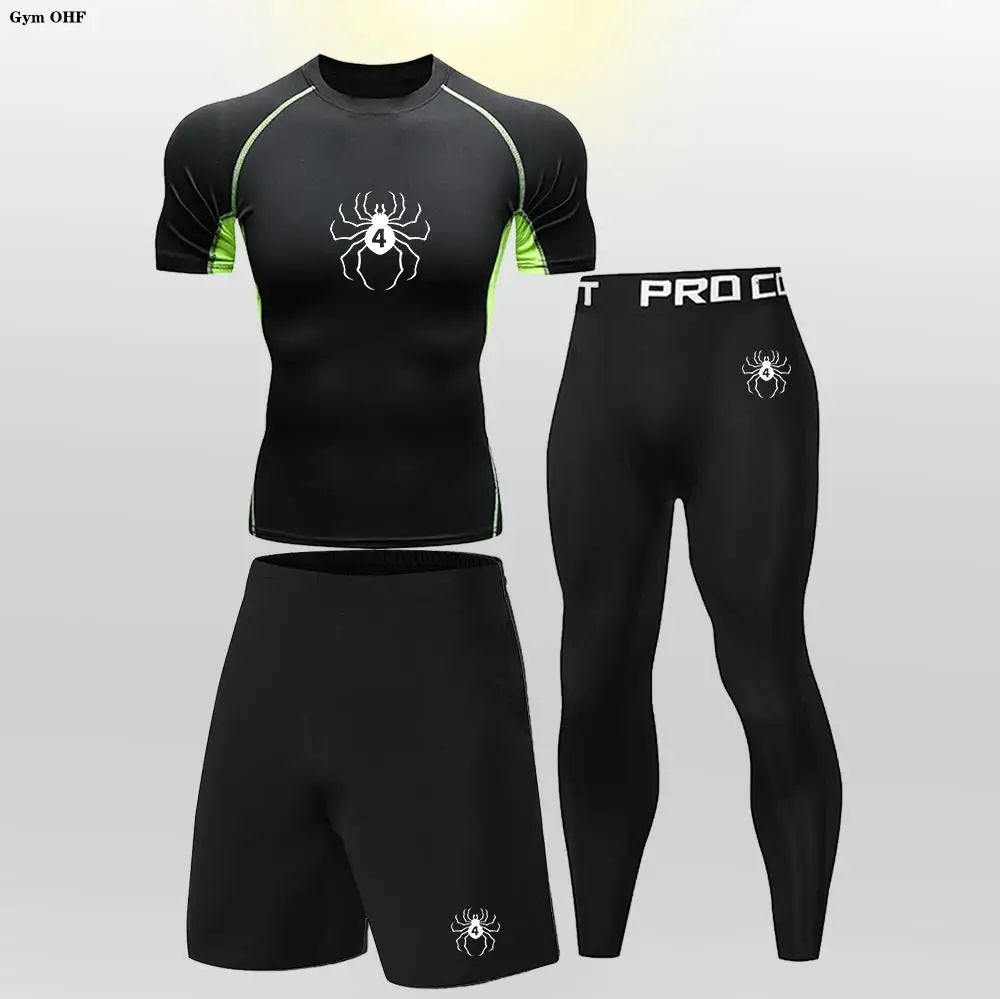 Спортивный костюм для мальчиков тренировок компрессионная рубашка