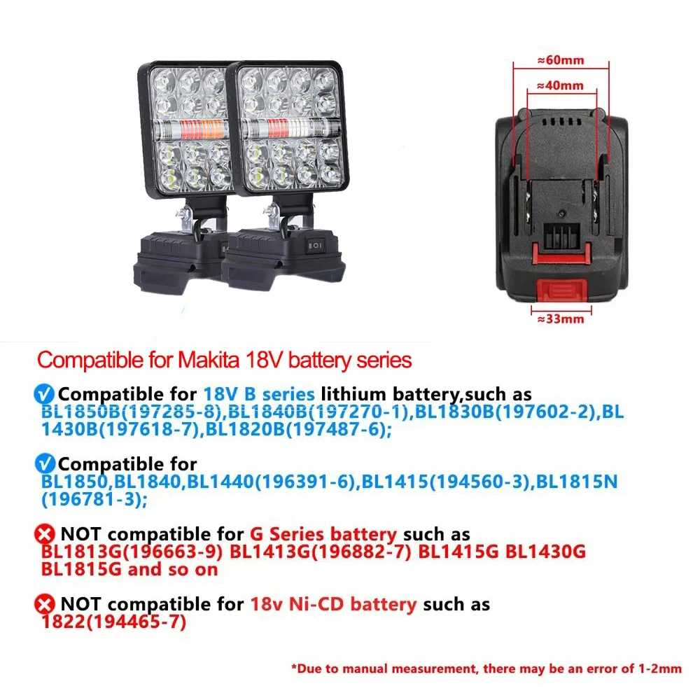 Портативный Светодиодный Прожектор 3 Дюйма Для Рыбалки На Открытом Воздухе