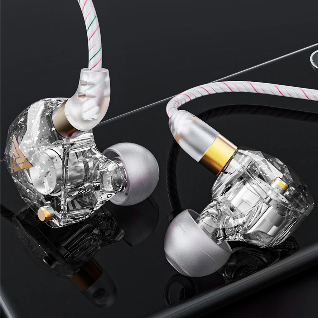 

High Quality QKZ SK8 Gaming Earphone 3.5mm Wired Headphone Line Control Gaming Headphone HiFi Stereo Sound Headset