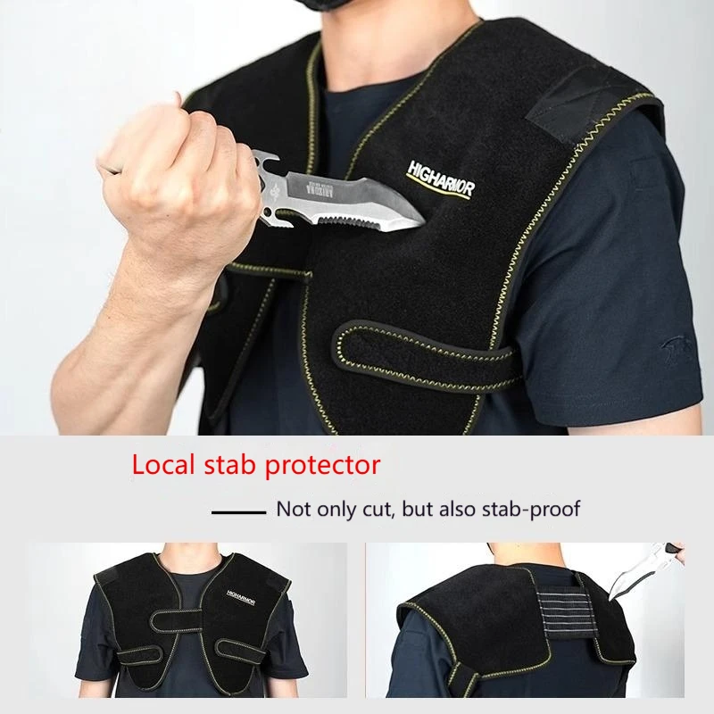 Внутренняя износостойкая одежда плотно прилегающий мягкий жилет против ножа