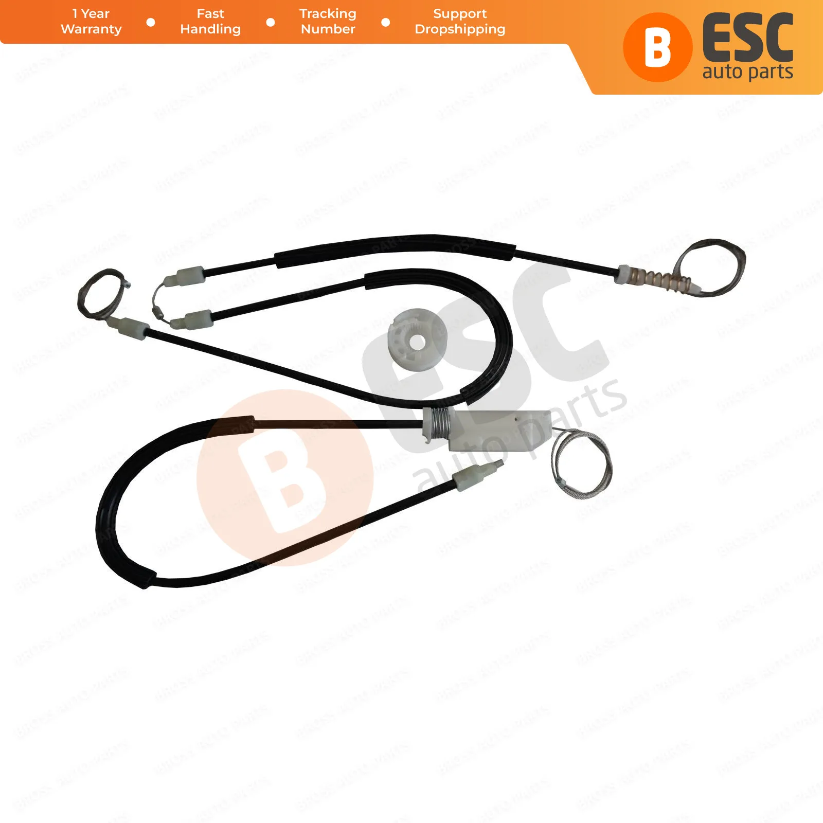 

ESC Auto Parts EWR5185 Window Regulator Repair Set Front LEFT A1718201342 for Mercedes SL S500 550 600 55 Ship From Turkey