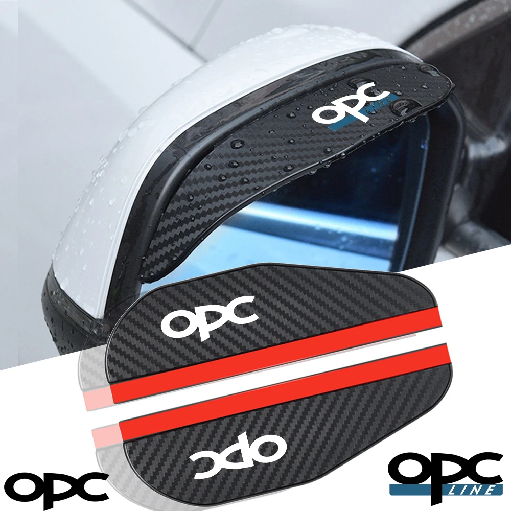 

Для opel opc opcline astra h j k g vectra b c zafira b corsa c d2pcs Автомобильное зеркало заднего вида из углеродного волокна Rain