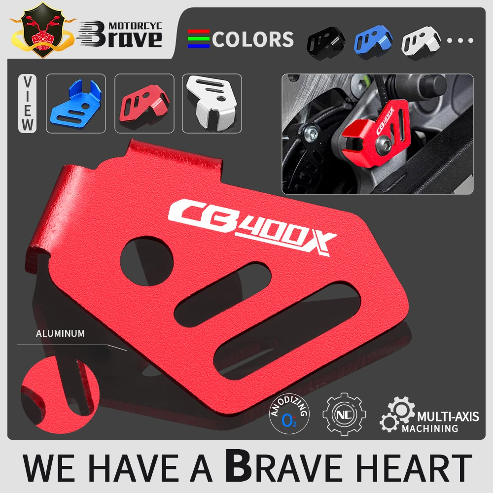

Motorcycle Accessories For HONDA CB400F CB400X CB500F CB500X CBR500R Rear ABS Sensor Cover Protector Decorative Cover CB 500X