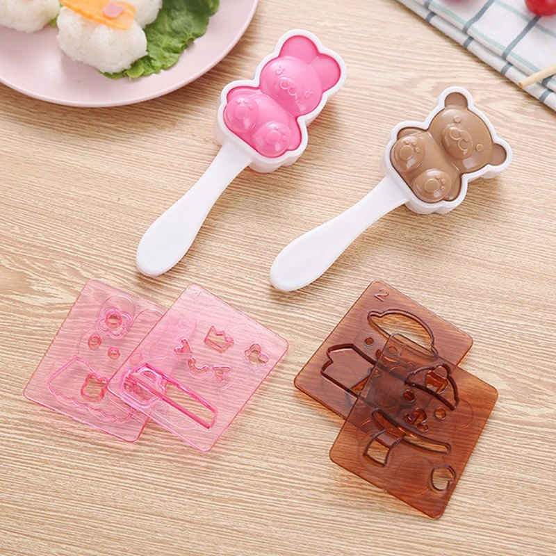 

Doll rice ball mould set children cartoon DIY rice mould sushi rice ball mould