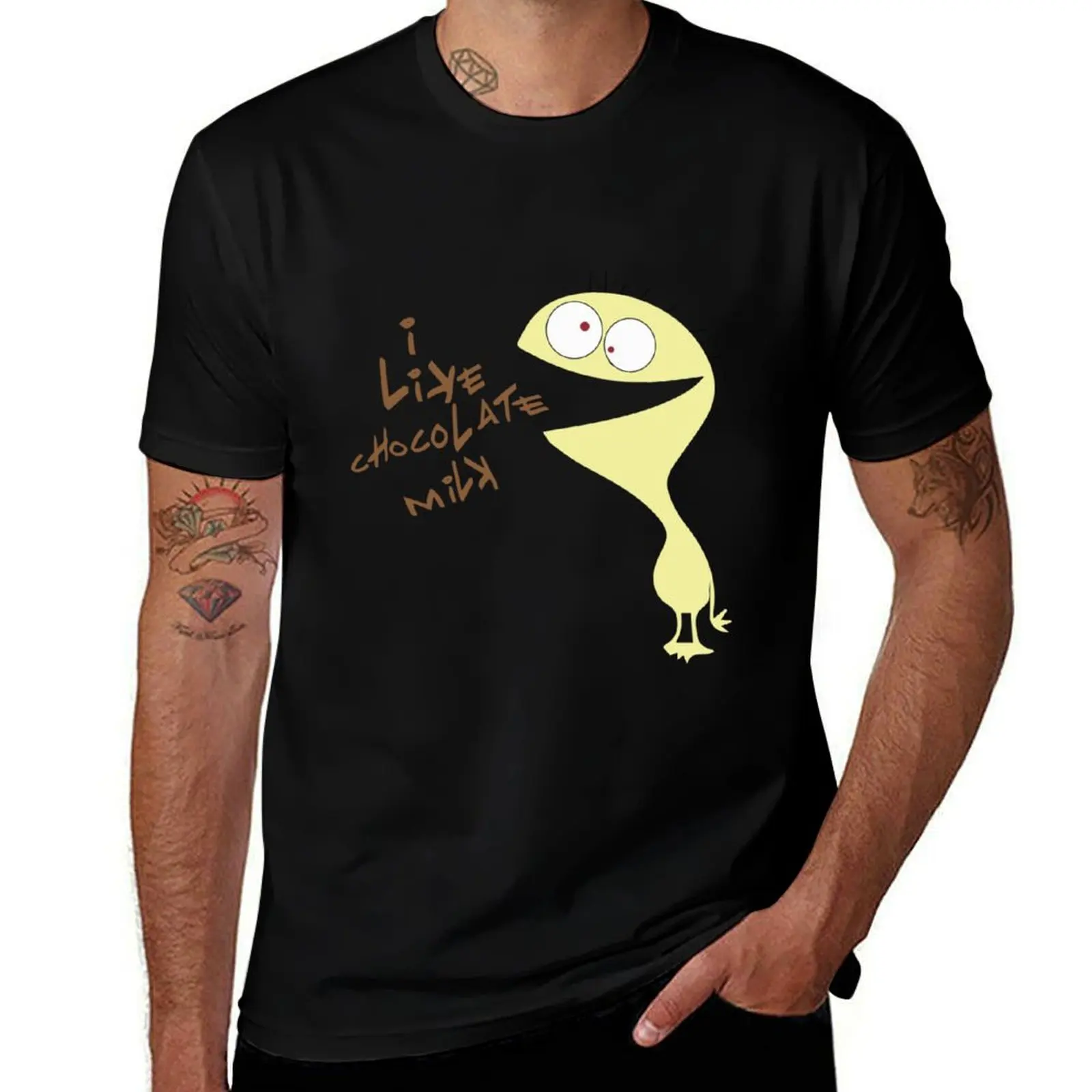 Футболка I Like Chocolate Milk 2763 роскошная дизайнерская футболка хлопковые футболки с