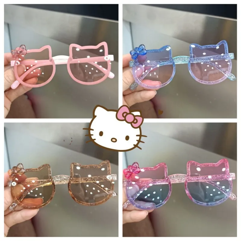 

Anime Hellokitty Kids Sunglasses Anti-Ultraviolet Shades Anti Glare Kawaii Baby Goggles Travel Fashion Items Gift Toys for Girls
