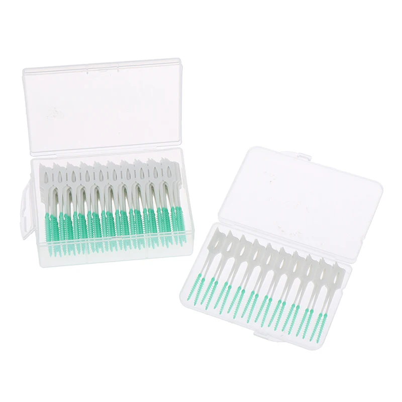 

Silicone Interdental Brushes 20/150 Pcs Super Soft Dental Cleaning Brush Teeth Care Dental floss Toothpicks Oral Cleaning Care