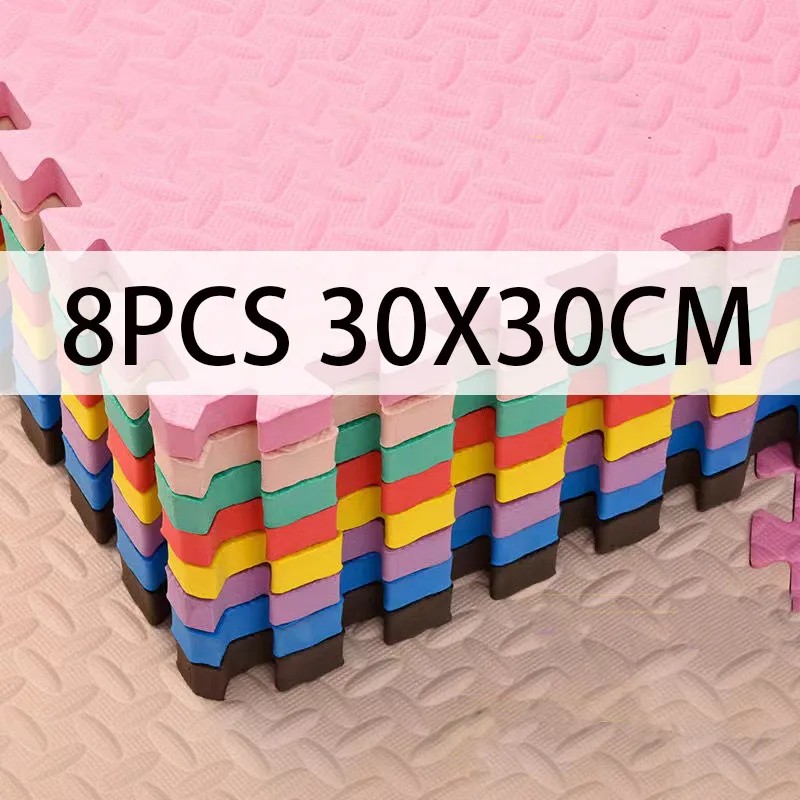 8 шт. игровые коврики 30x30 см игровой коврик для малышей толстые 1 2 тату напольный