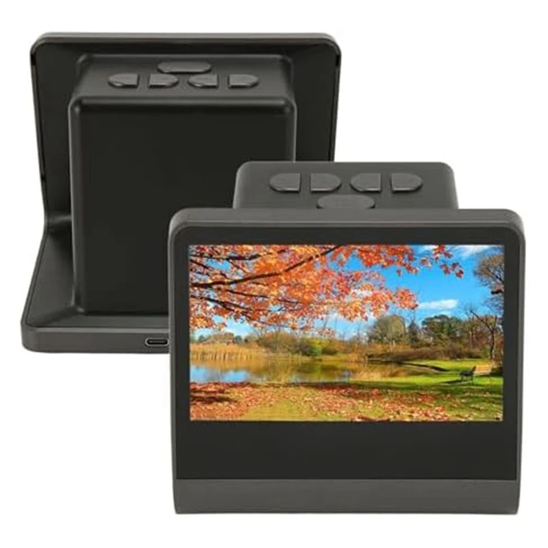 Цифровой сканер слайдов для пленки 48 МП ABS преобразует 135 мм 110 126 и супер 8