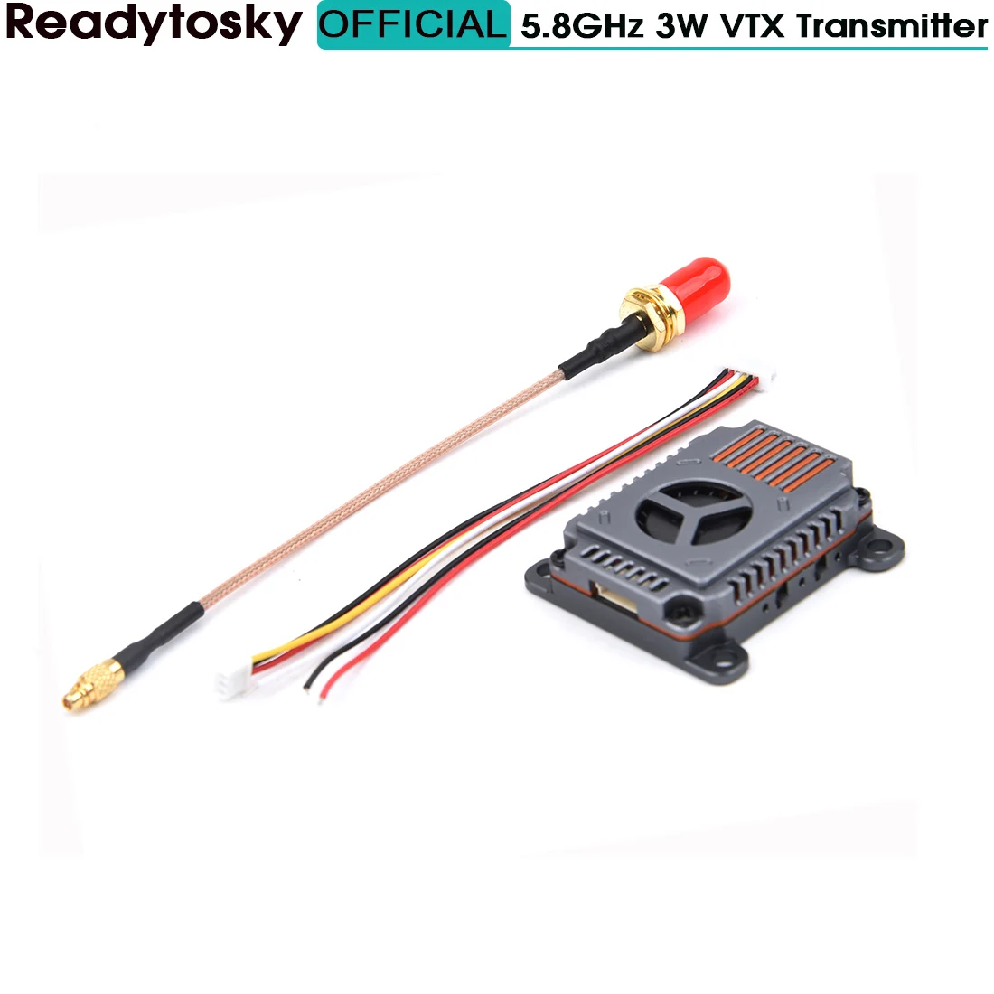 

5.8GHz 5.8G 3W 25mW/1000mW/2000mW/ 3000mW VTX Switchable Video FPV Transmitter for RC Drones DIY Racing Drone Multirotor Parts