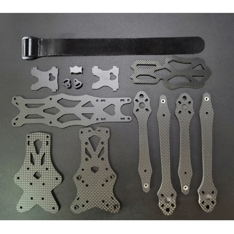 

C1FB 240mm 5" Carbon Fiber FPV Frame Kit for apexDC FPV Freestyle Racing Flight DIY Carbon Fiber Strong FPV Frame Kit