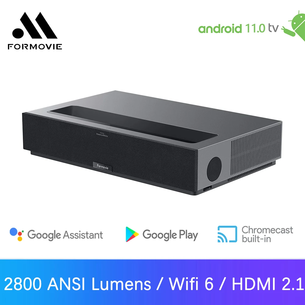 Проекторы Formovie T1 4k тройной короткофокусный лазерный проектор для театра Ust Smart TV