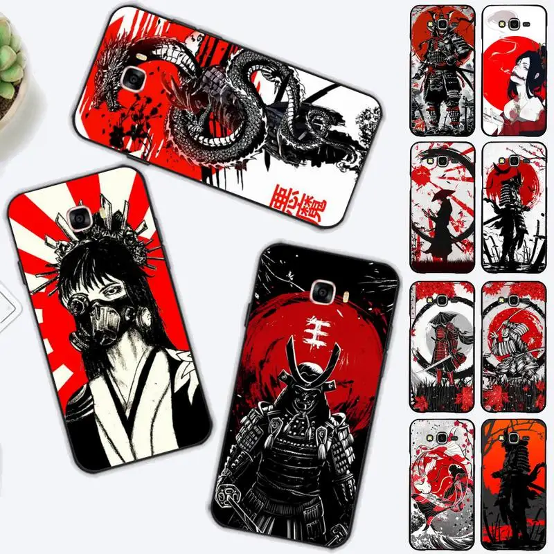

Red Sun Japanese Anime Phone Case for Samsung J 2 3 4 5 6 7 8 prime plus 2018 2017 2016 core