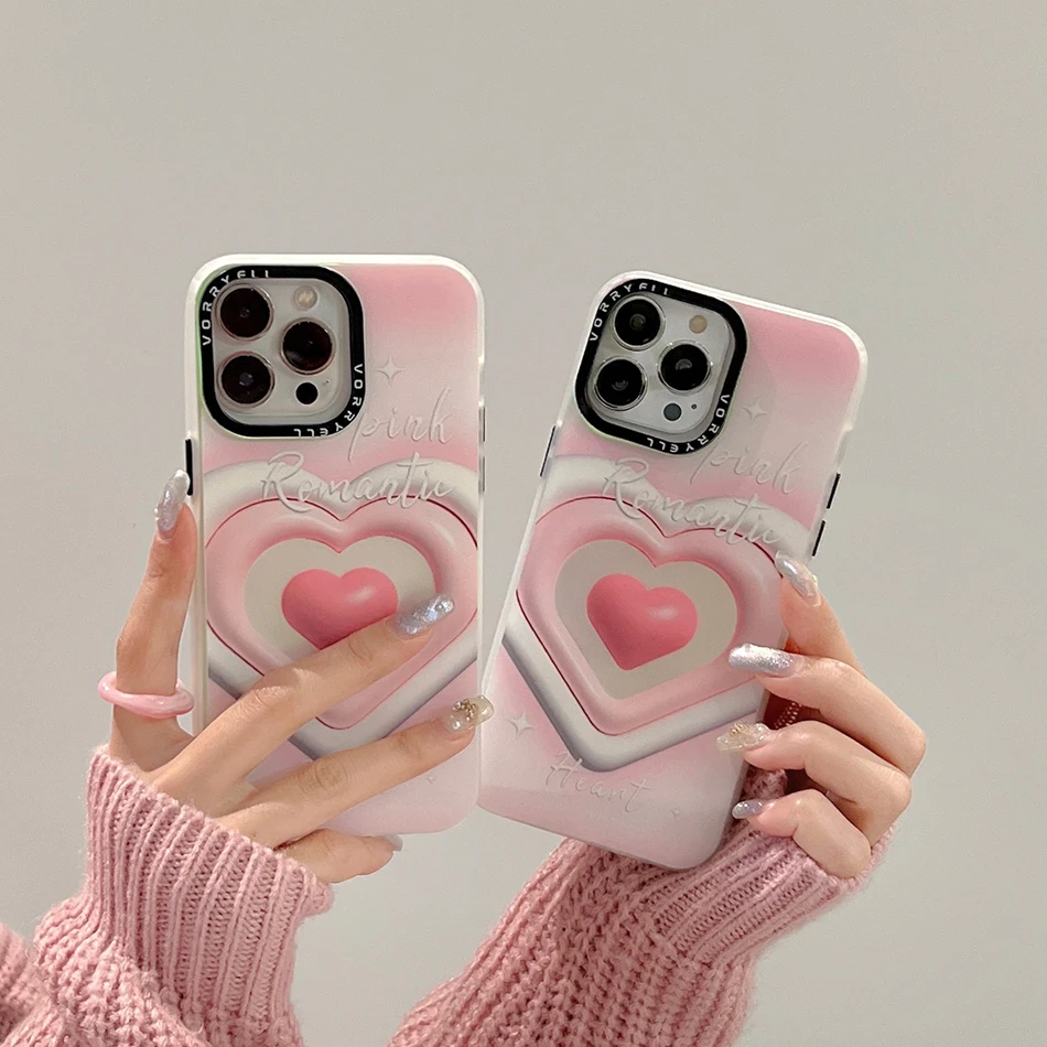 

Чехол для iPhone 14 Pro Max, чехол INS Stack Red Love Laser Vitality для iPhone 13 12 11 Pro Max, противоударный мягкий чехол