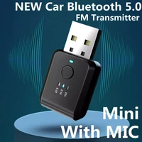fm transmitter car wireless bluetooth 5 0 fm radio modulator car kit handsfree audio adapter no delay no noise car accessories