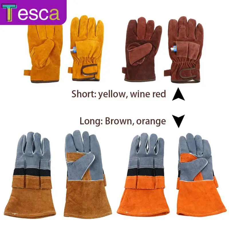 

High Temperature And Fireproof Grilling Gloves, BBQ Gloves, Baking Oven Gloves Barbecue Heat Insulation Microwave Oven Gloves