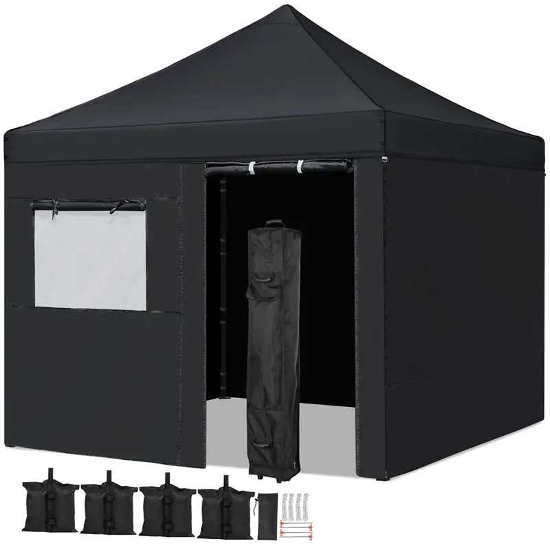

MART 10' x 10' Enclosed Outdoor with Wheeled Carry Bag, Black