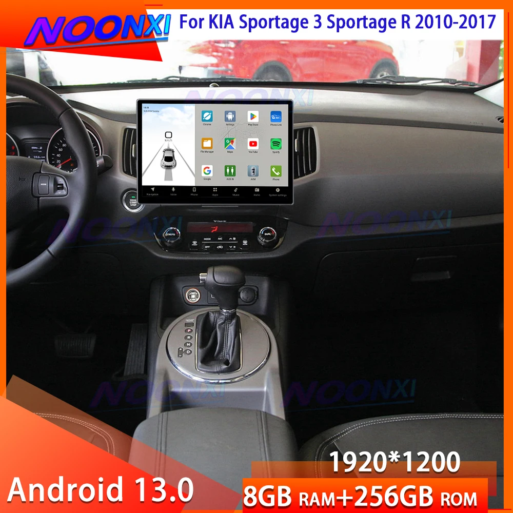 

13,1-дюймовый Android 13 Carplay Auto для KIA Sportage 3 Sportage R 2010-2017, авторадио, мультимедийный видеоплеер, GPS-навигация