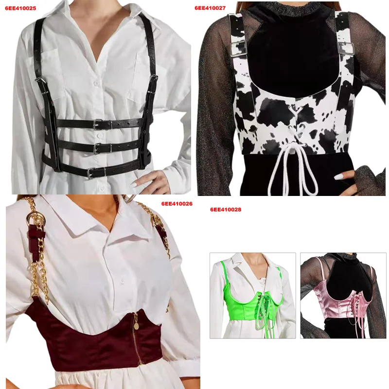 

Women Elastic Underbust Corset Bustier Waist Training Cincher All-match Corsets