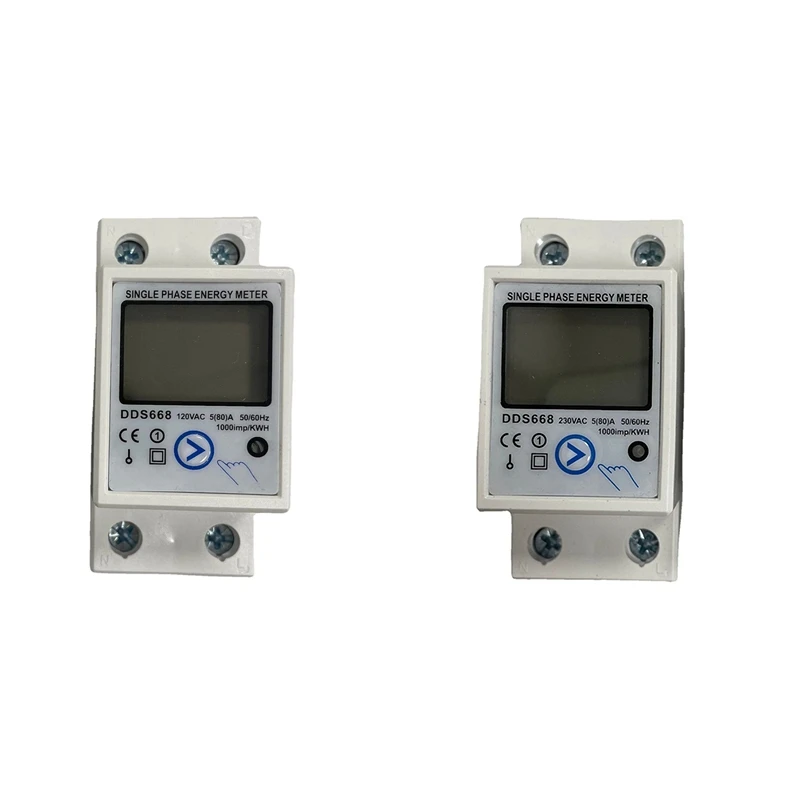 

Цифровой Однофазный сброс на Din-рейку, измеритель нулевой энергии, кВтч, измеритель напряжения и мощности, ваттметр