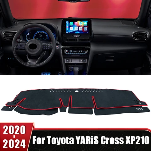 Для Toyota YARiS Cross XP210 2020 2021 2022 2023 2024 приборная панель автомобиля, избегайте света, коврик с защитой от УФ-лучей, нескользящие ковры, аксессуары